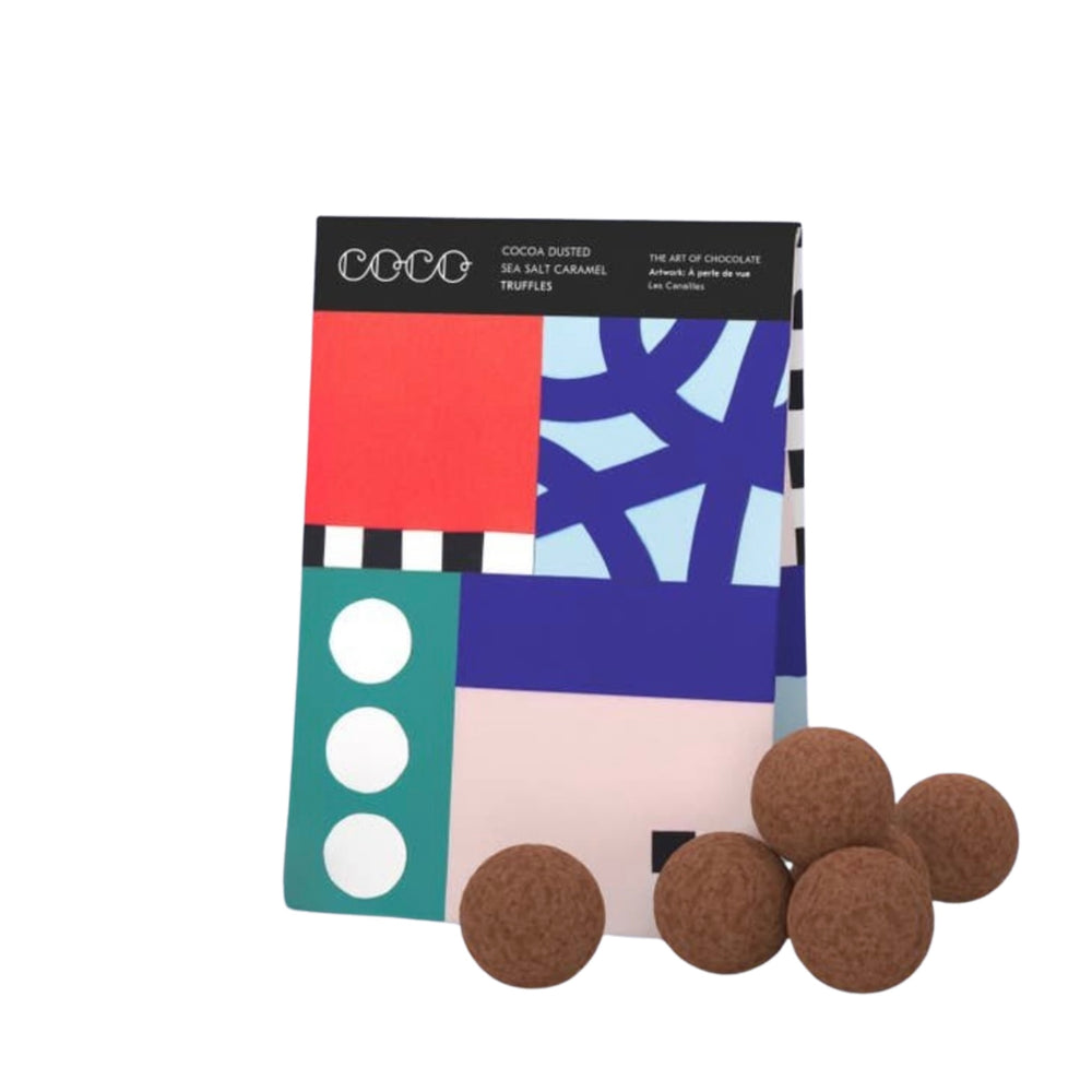 Coco Chocolatier cocoa dusted sea salt caramel truffles from The St Andrews Hamper Company.